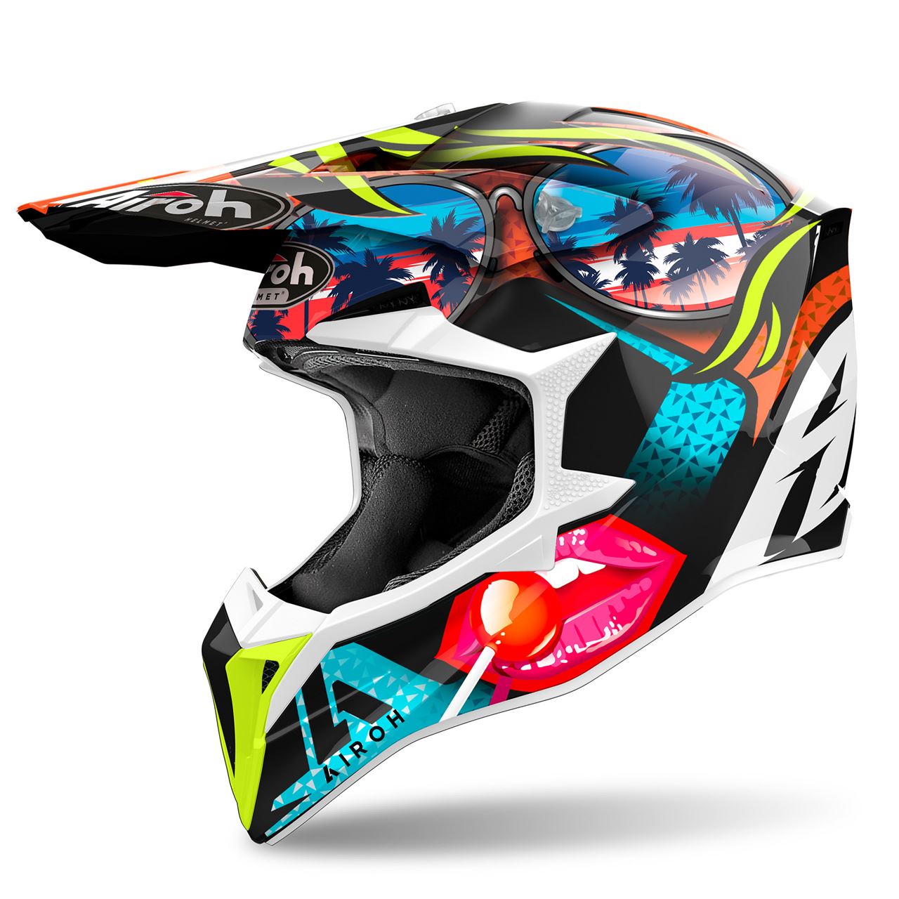 Capacete Airoh Wraaap Lolipop Gloss