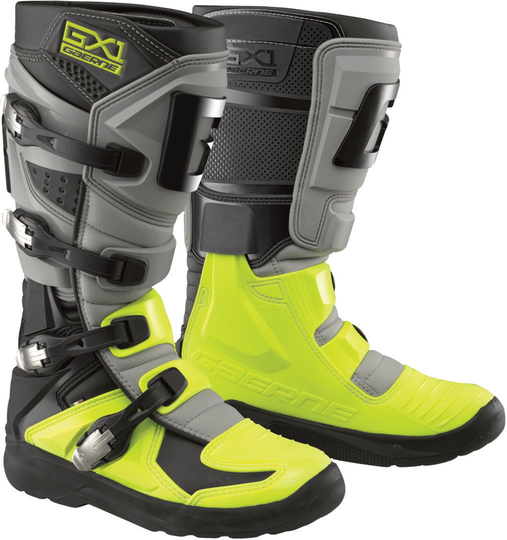 Botas Gaerne MX GX1 - Amarelo/Preto/Cinza