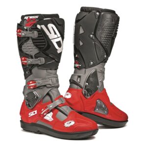 Botas Sidi CrossFire 3 SRS - Vermelho/Cinza/Preto