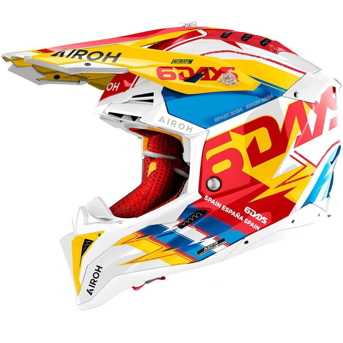 Capacete Airoh Aviator 3 Six Days Espanha - Image 4