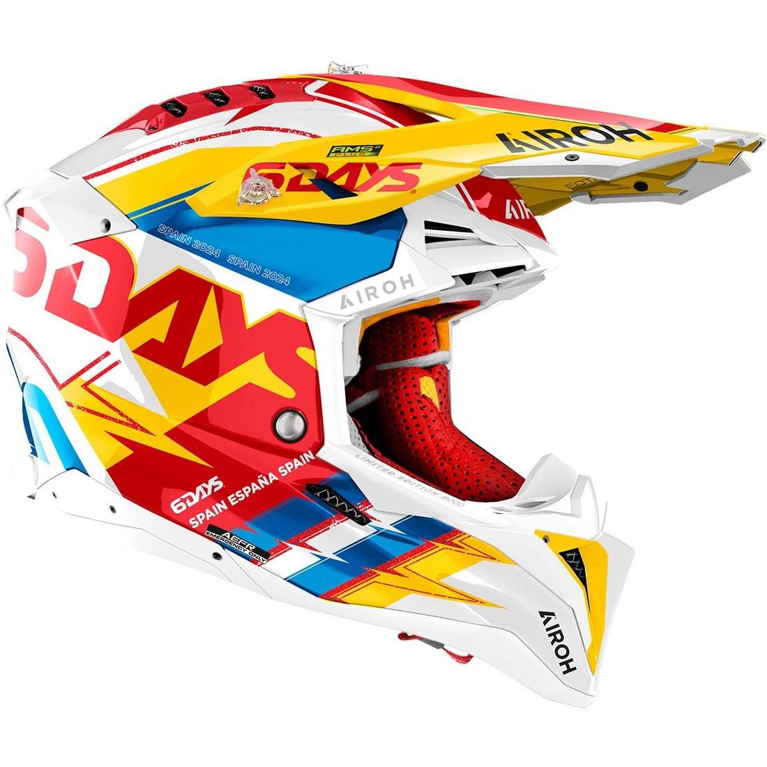 Capacete Airoh Aviator 3 Six Days Espanha