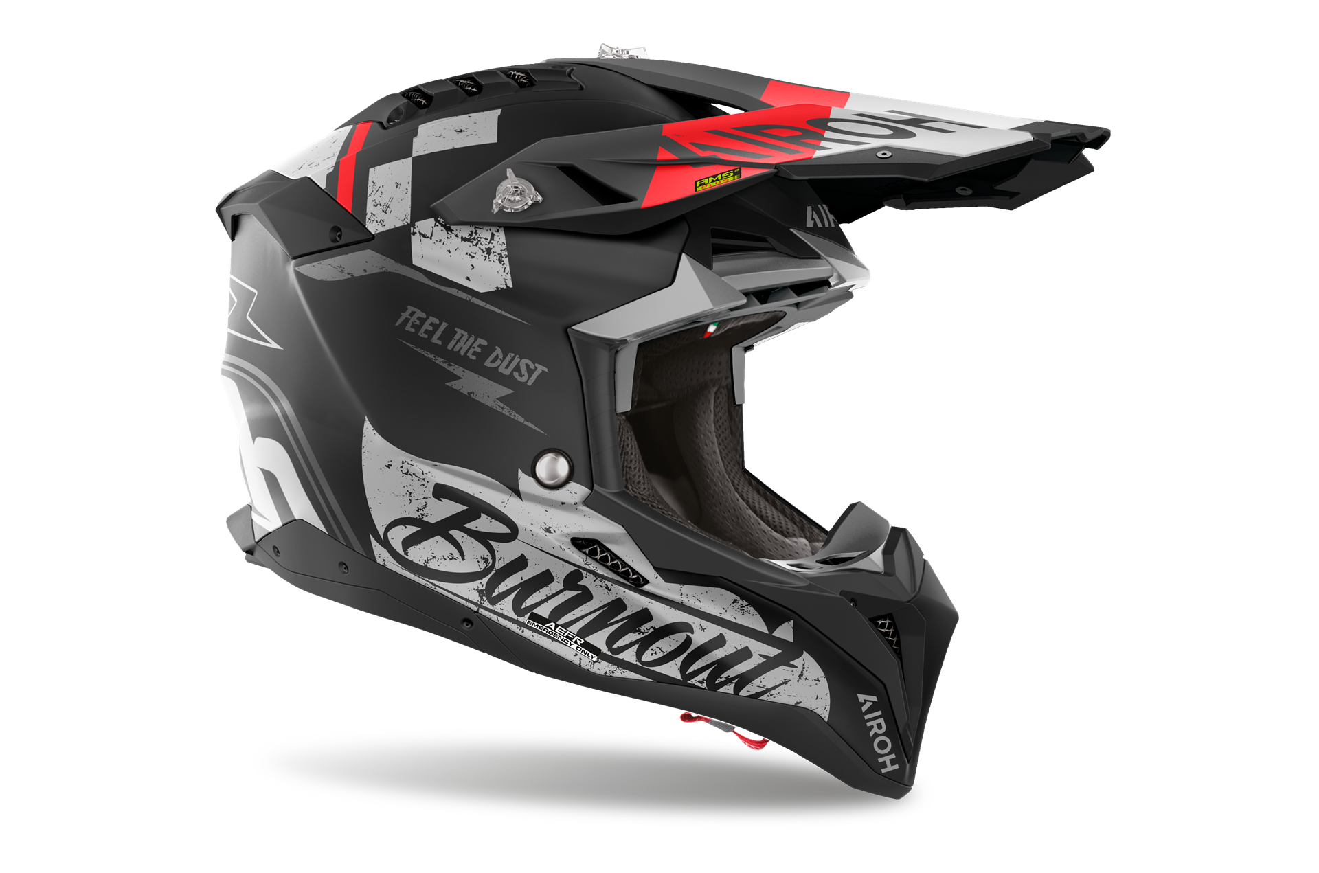 Capacete Airoh Aviator 3 BURNOUT MATE - Image 3